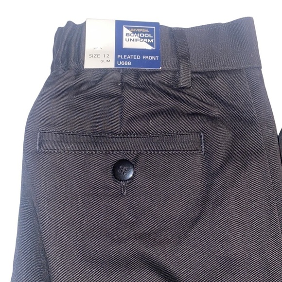 NWT UNIVERSAL SCHOOL UNIFORM BOYS SIZE 12 FORMAL PANTS - Picture 2 of 3